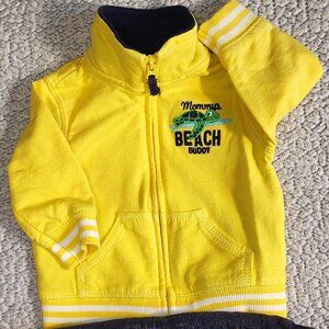 Carter's 3 month 2 piece zip up and pants